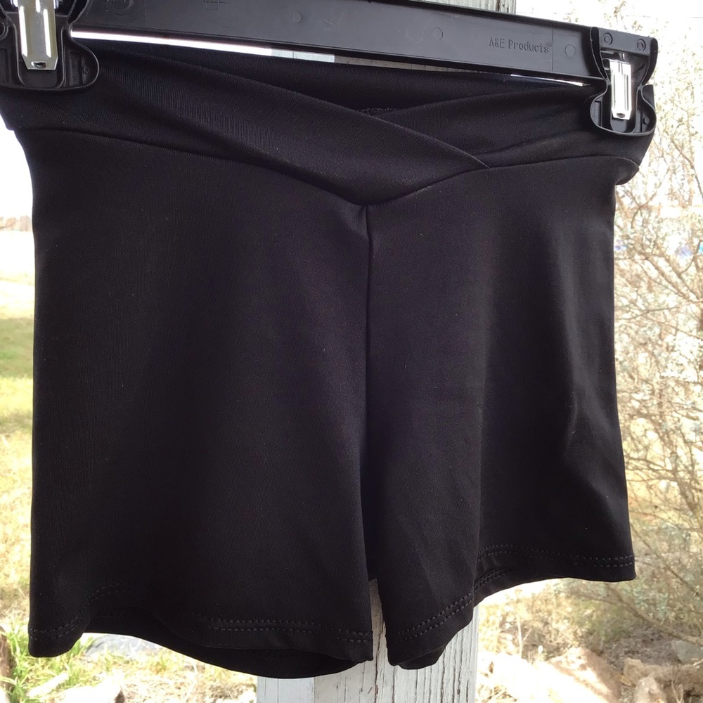 Motionwear Dance Black Shorts Size 000